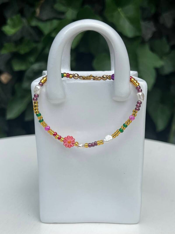 armbanden - timeless/multi met bloemen