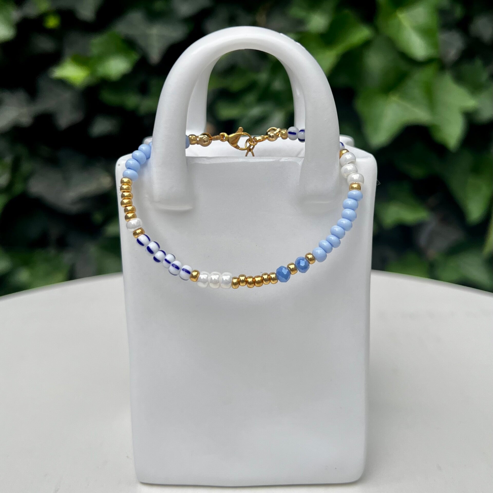 armbanden - zomercollectie/pastel en blauw