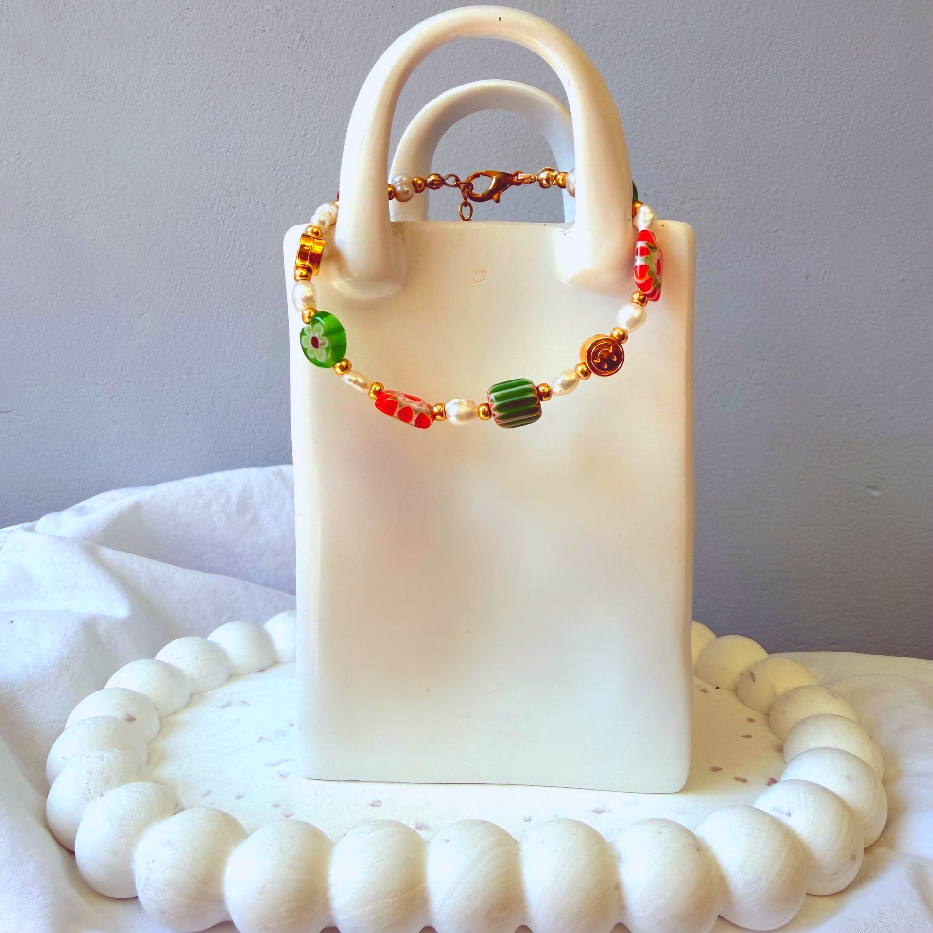 Armbanden - Dolce Vita Gouden Smiley