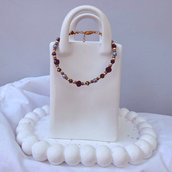 armbanden - timeless -  goud donkerblauw