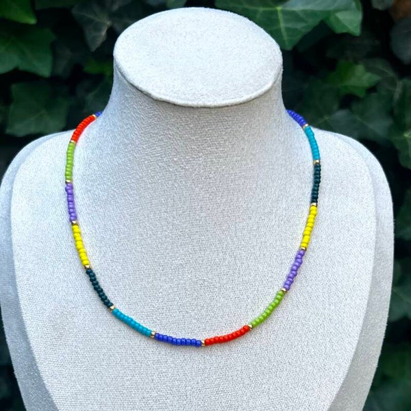 kettingen - zomercollectie/donker multi