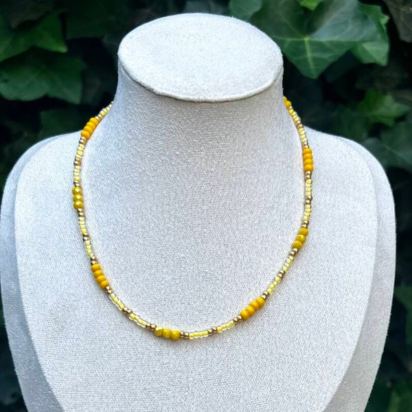 kettingen - zomercollectie/geel