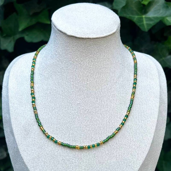 kettingen - zomercollectie/groen en geel