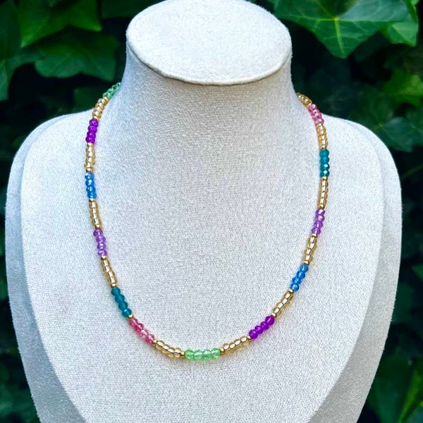 kettingen - zomercollectie/goud multi