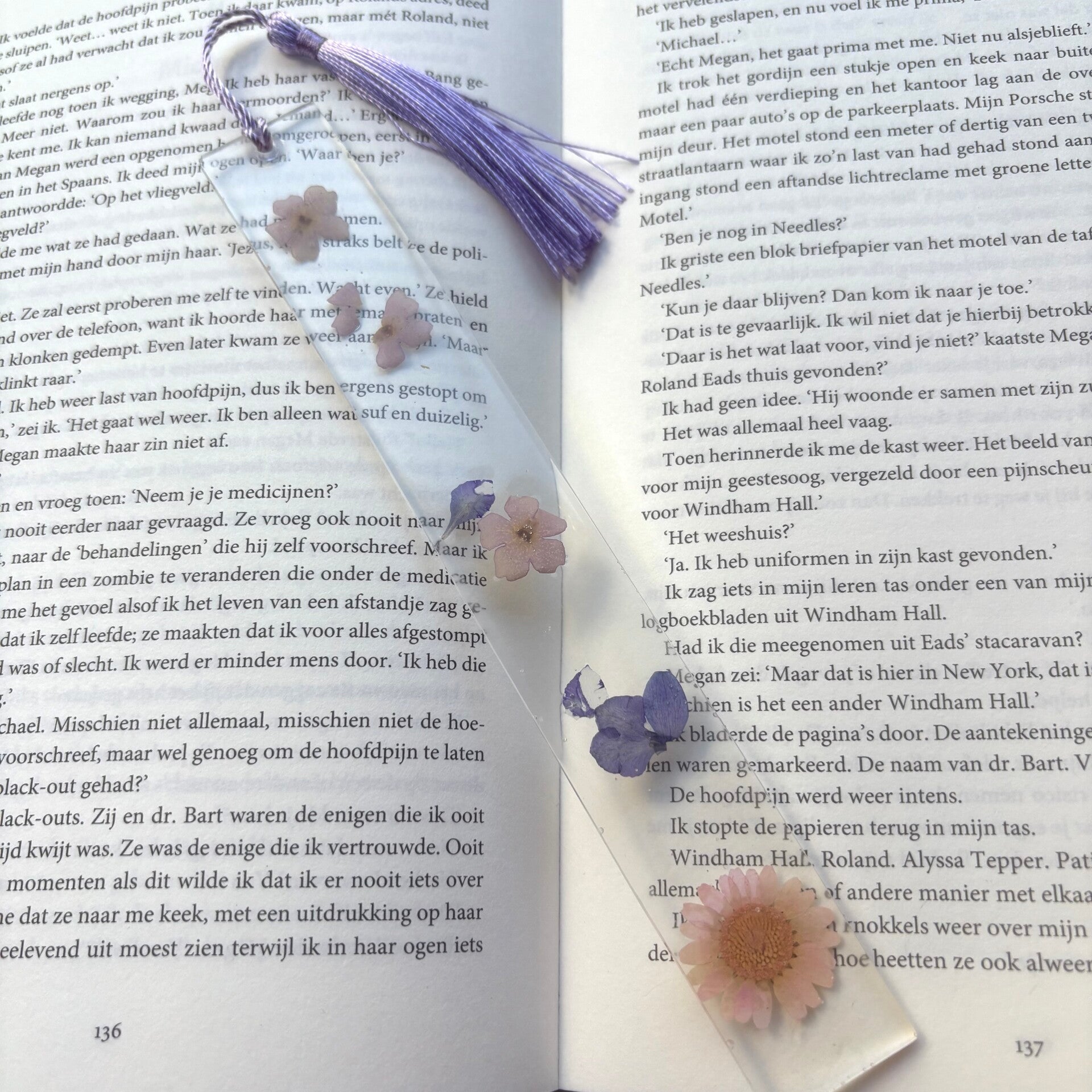 Epoxy - Blossems / paars en roze