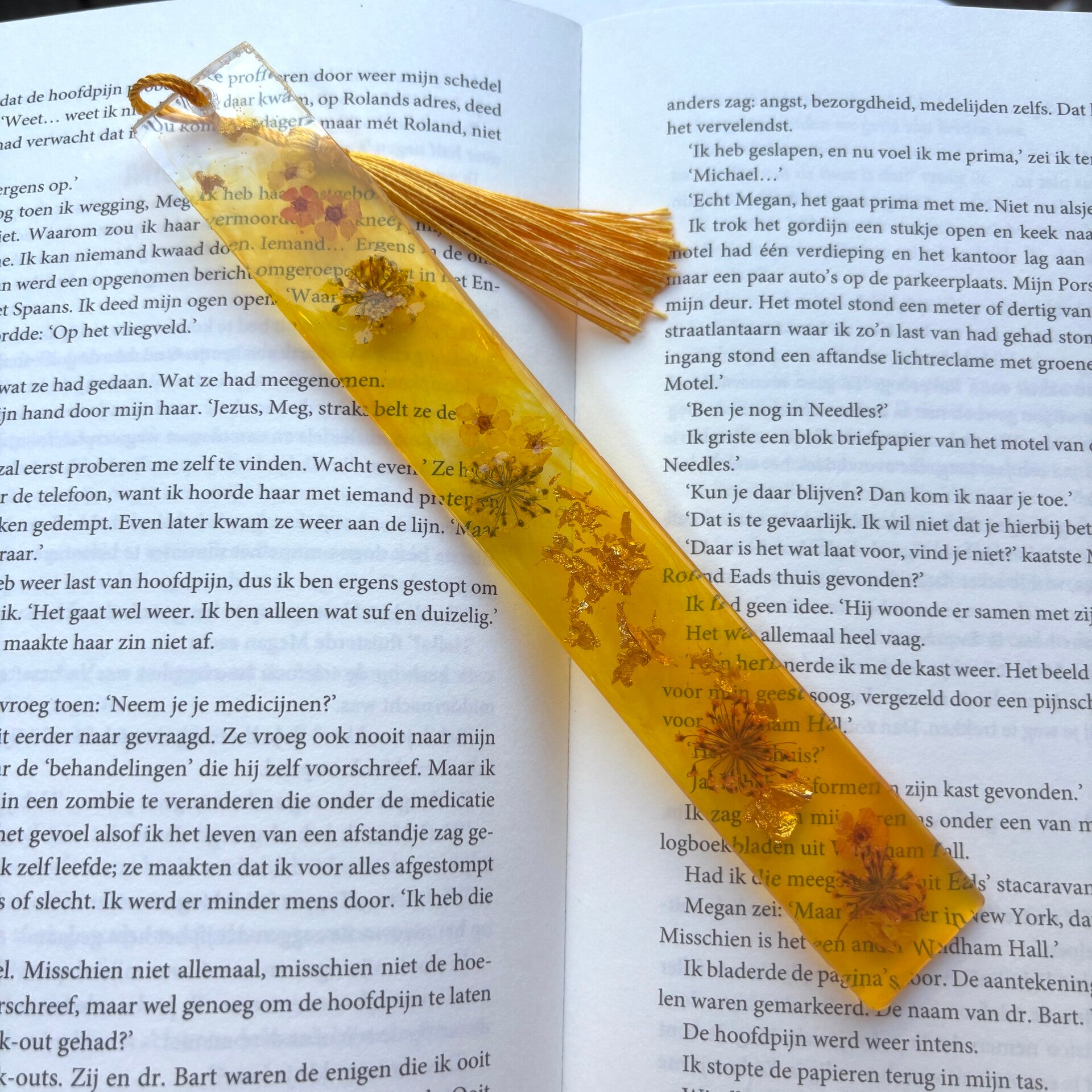 Epoxy - Blossems / oranje en geel