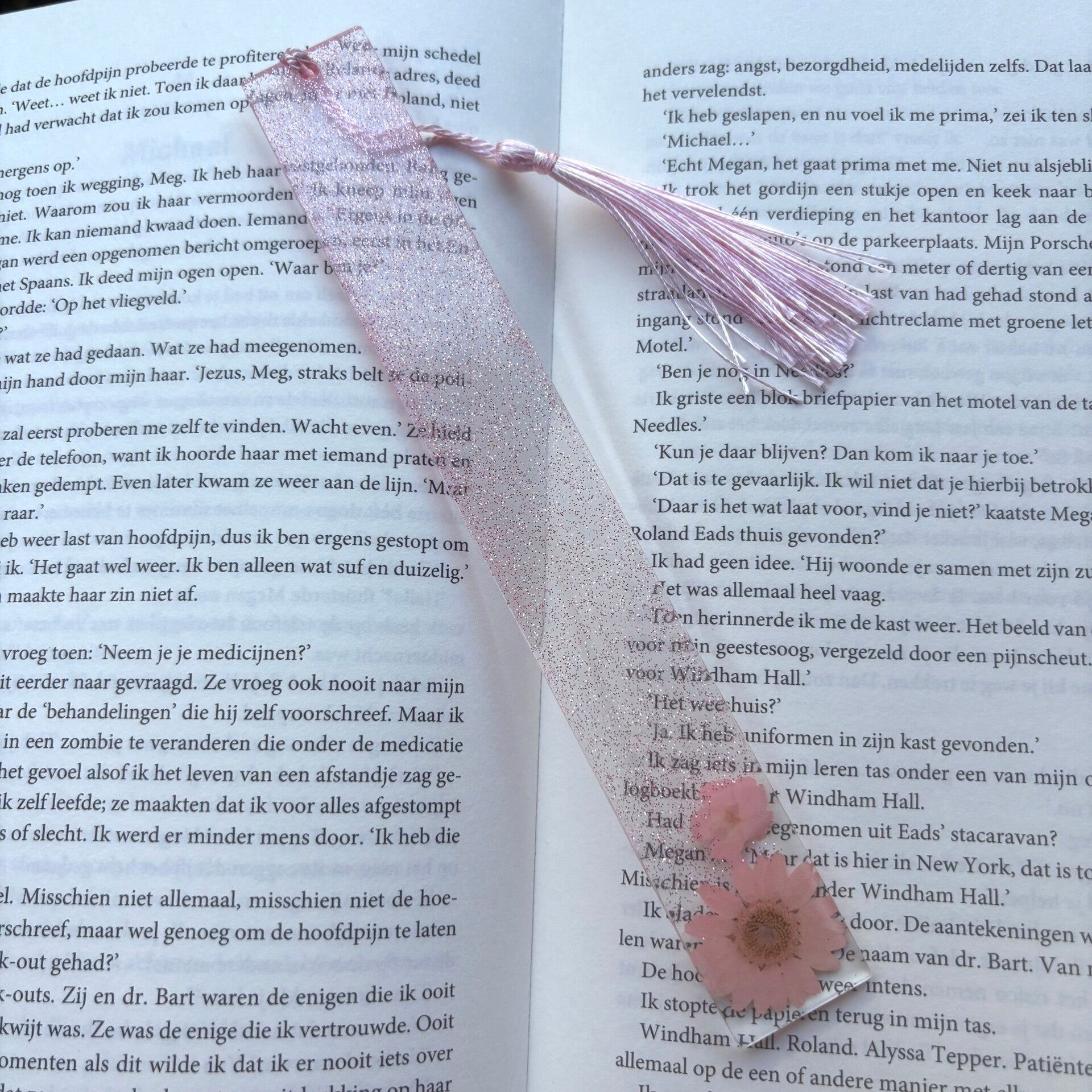 Epoxy - Blossems / roze minimalist