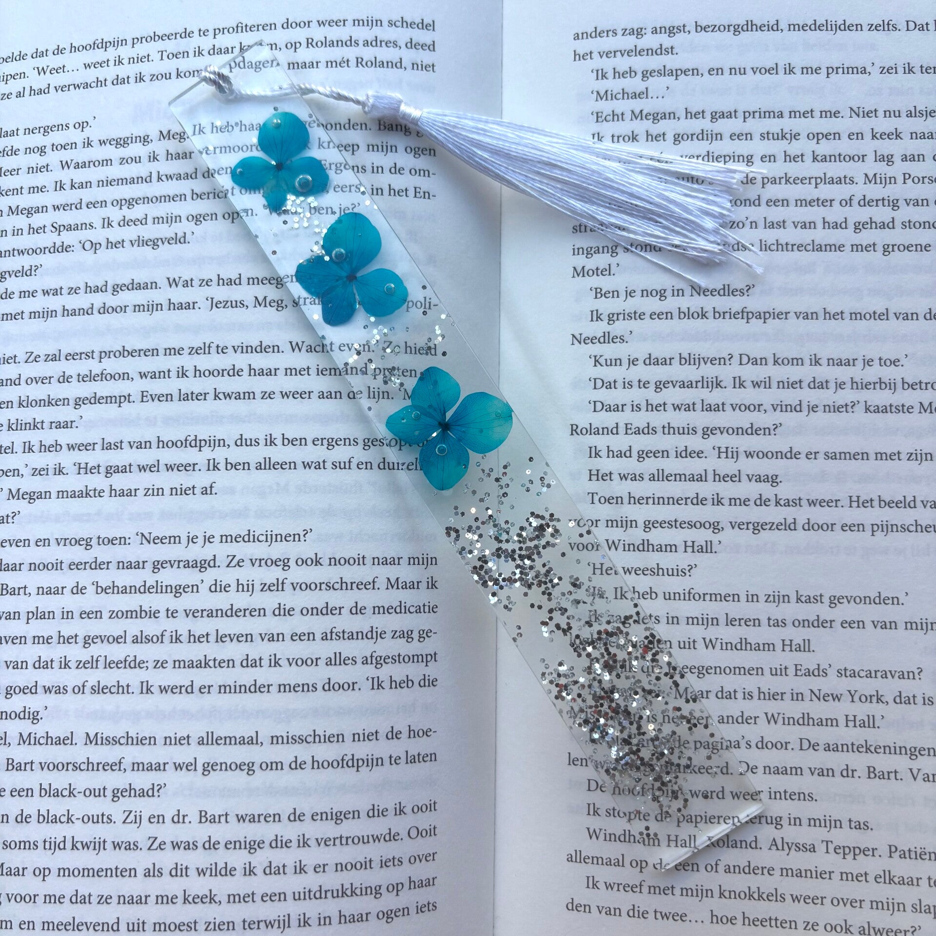 Epoxy - Blossems / blauwe viooltjes