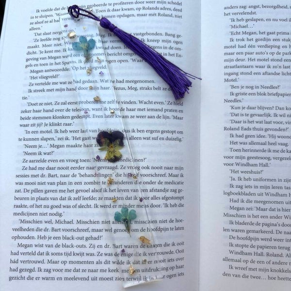 Epoxy - Blossems / paarse viooltjes