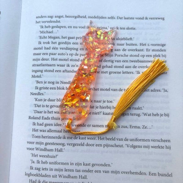 Epoxy - Dieren / oranje mini kat