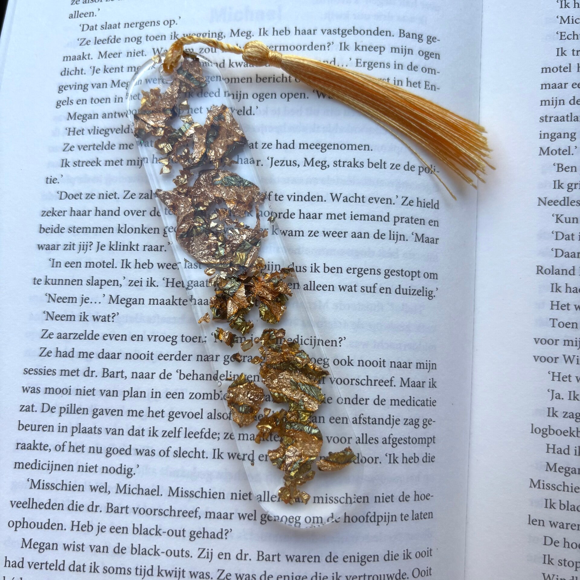 Epoxy - Art Gallery / gouden vlokken