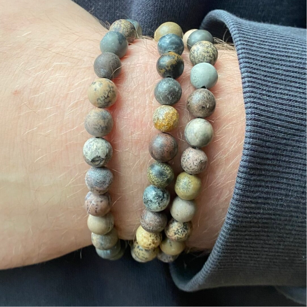 Natuurkralen armband - multi