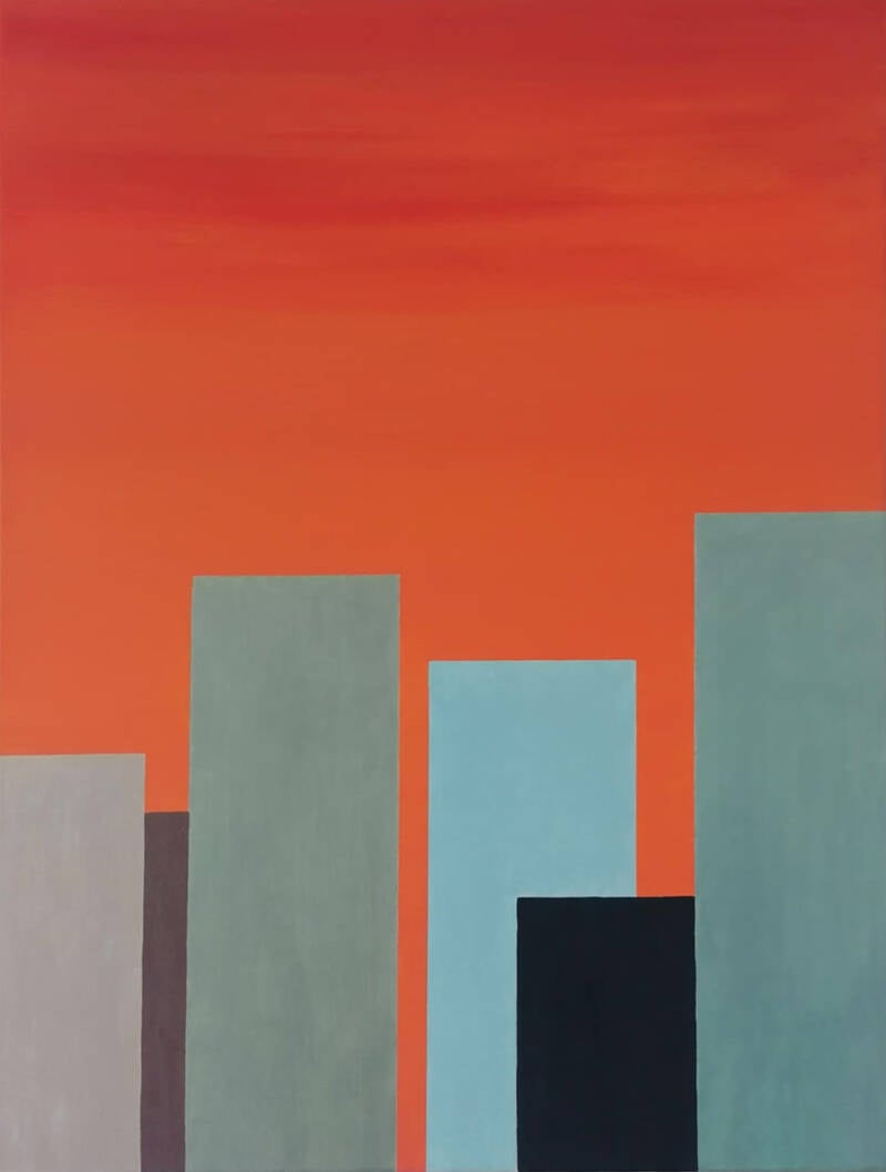 Afterwork à Manhattan  Format 60 x 80 cm