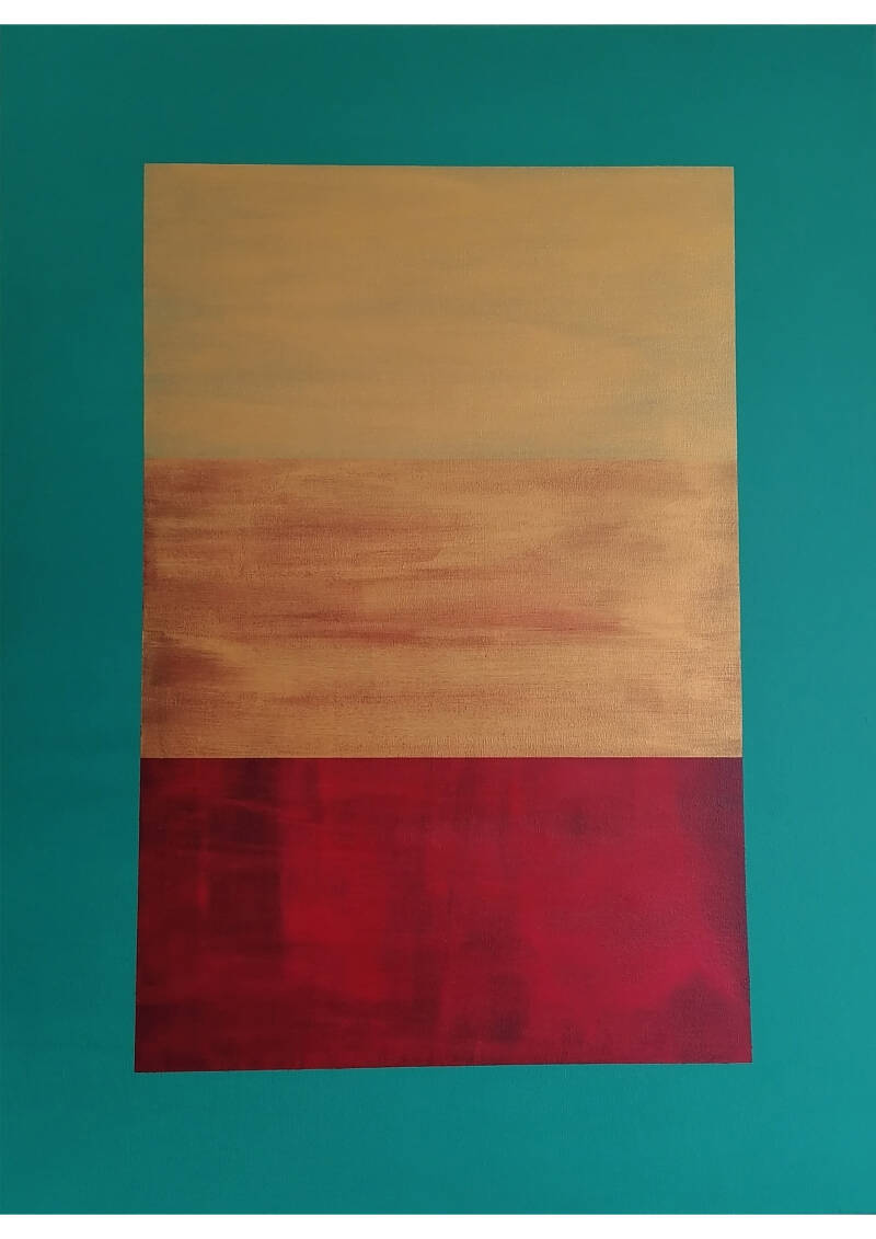 Fusion : peinture acrylique sur toile