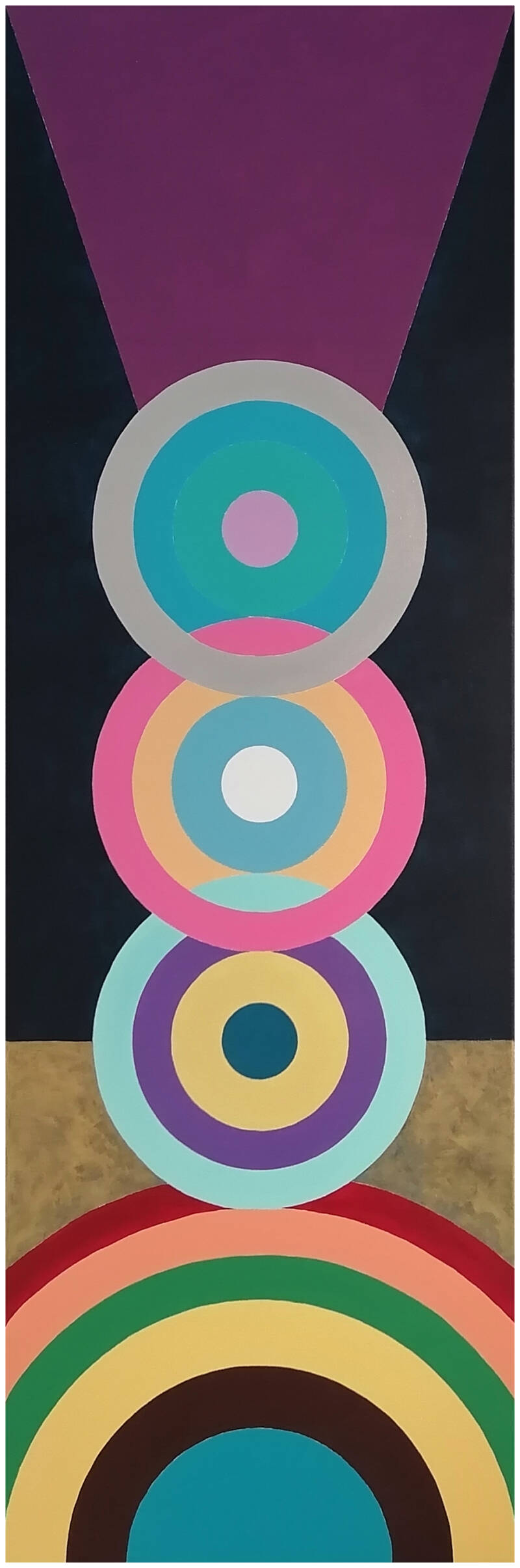 Le Chemin : peinture acrylique sur toile