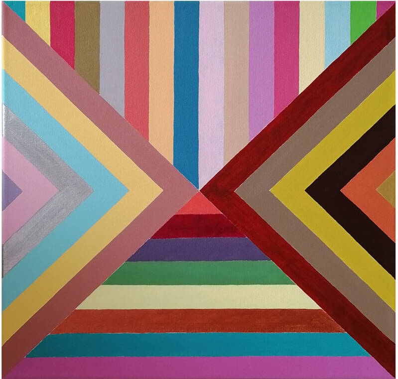 L'Union : peinture acrylique sur toile