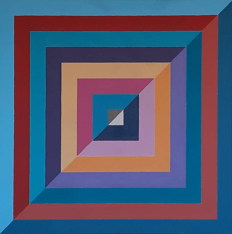 Monaco : peinture acrylique sur toile