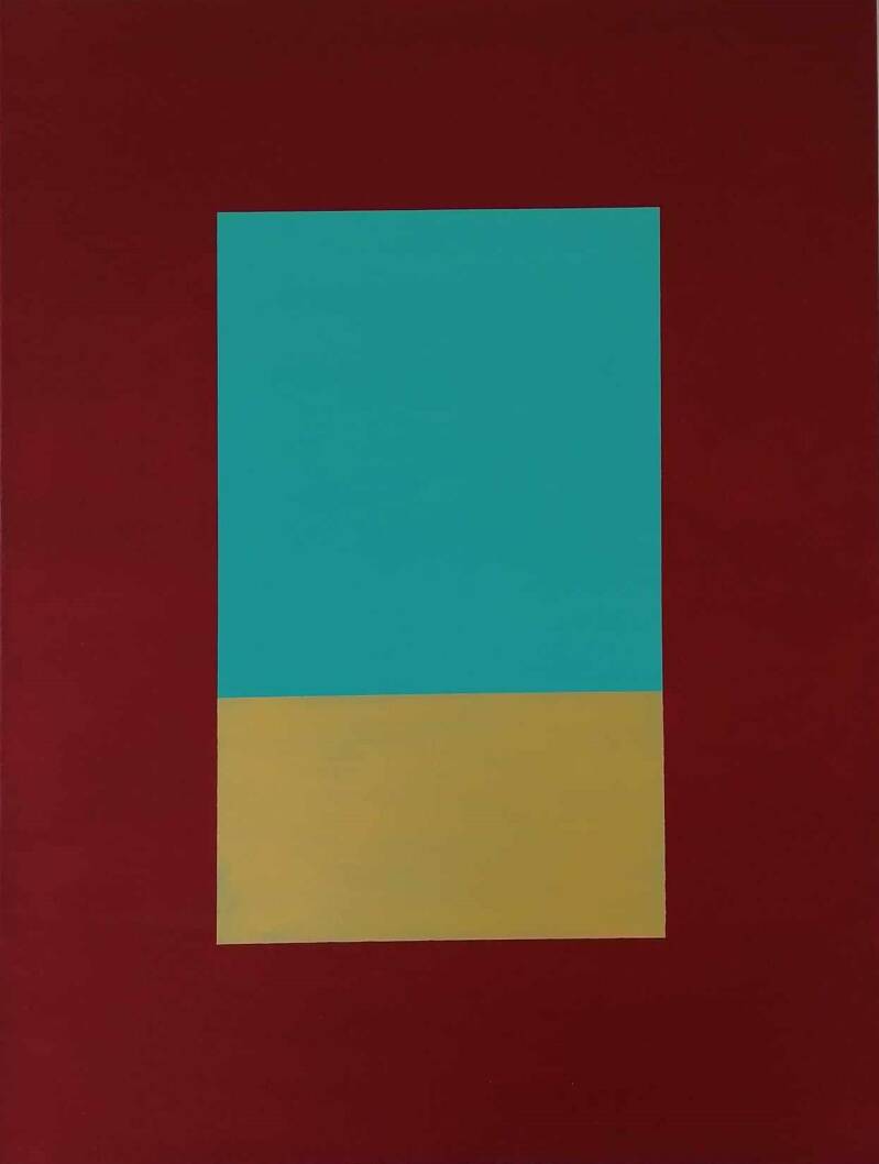 La Piscine acrylique sur toile format 60 x 80 cm