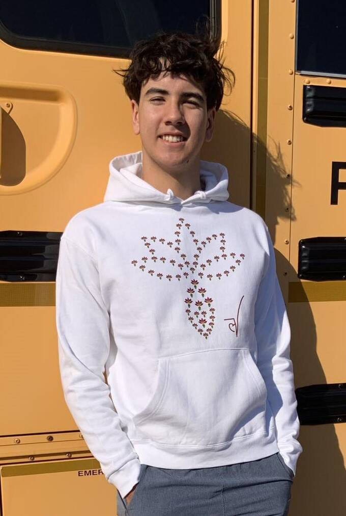 Sweat à capuche unisexe motif Axel