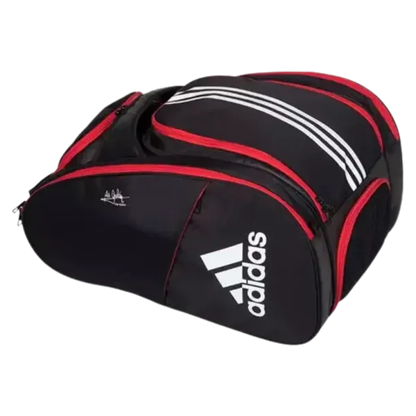 ADIDAS MULTIGAME RACKET BAG ROOD ZWART - ALE GALAN