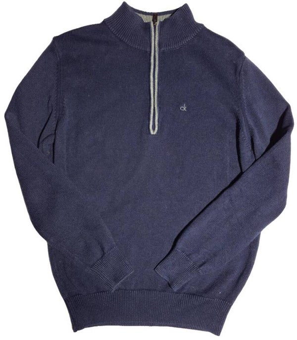 Calvin Klein Golf heren trui met een halve rits - Valt als Maat S