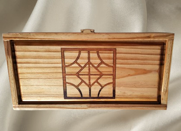 Inlaid custom Jewellery Box - 295mm x 145mm x 86mm