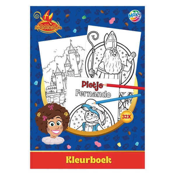 Club van Sinterklaas Kleurboek A4 – 32 Kleurplaten