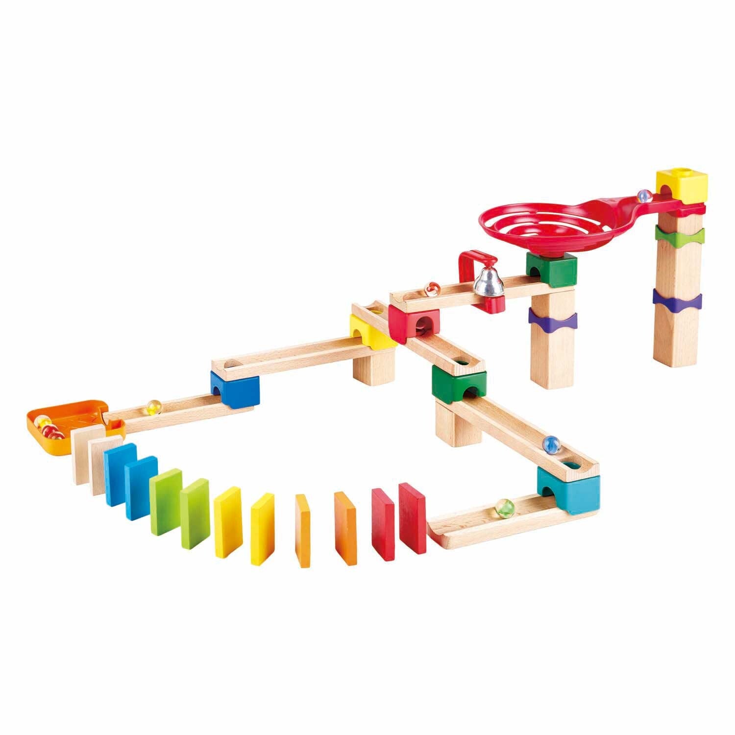 Houten Knikkerbaanset Domino - 50 delig