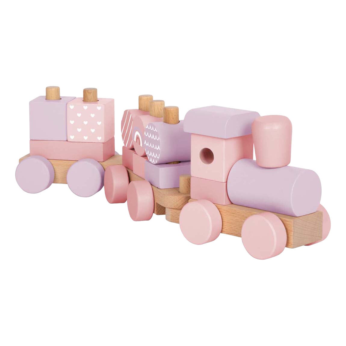 Houten Trein Roze
