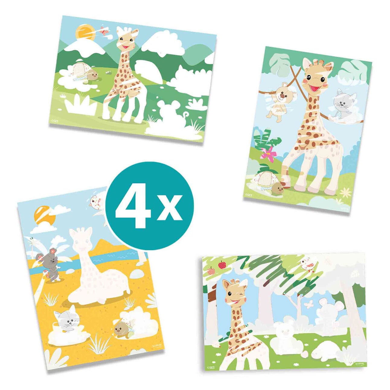 My First Sophie La Girafe - Kleuren Met Water