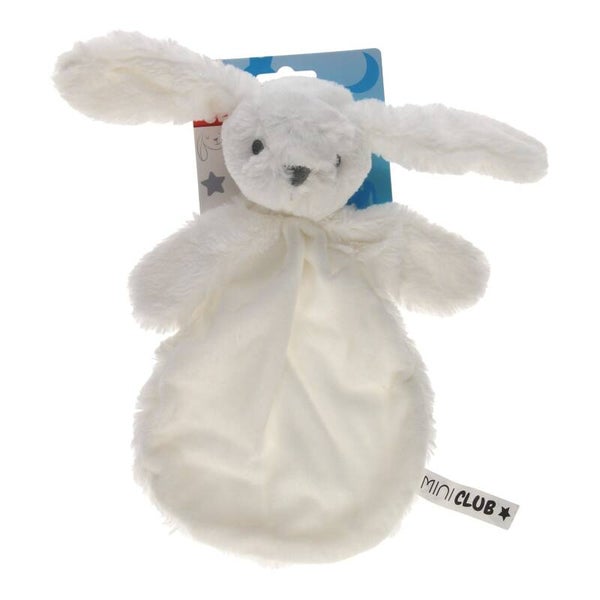 Knuffeldoekje Konijn Pluche, 27cm in Wit