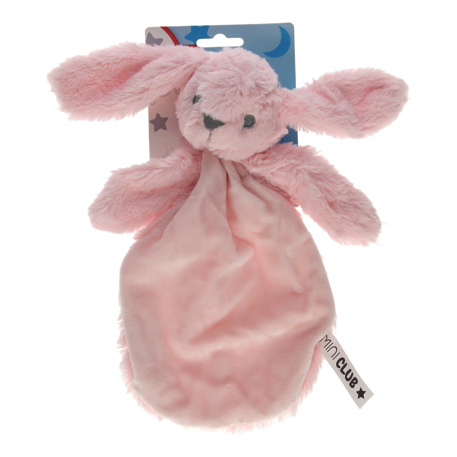 Knuffeldoekje Konijn Pluche Roze, 27cm
