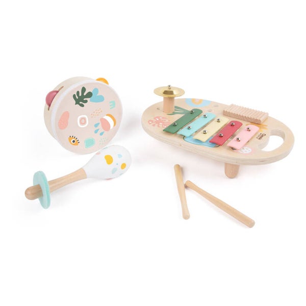 Houten Muziekinstrumenten Set Iris