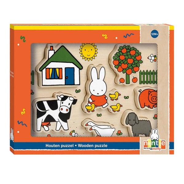 Houten Puzzel Nijntje Chunky, 7 stuks