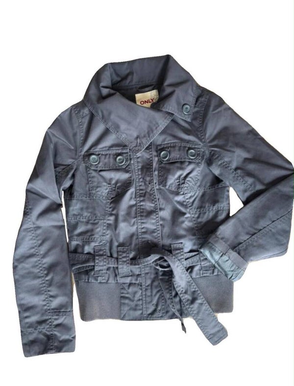 Donkerblauwe jas