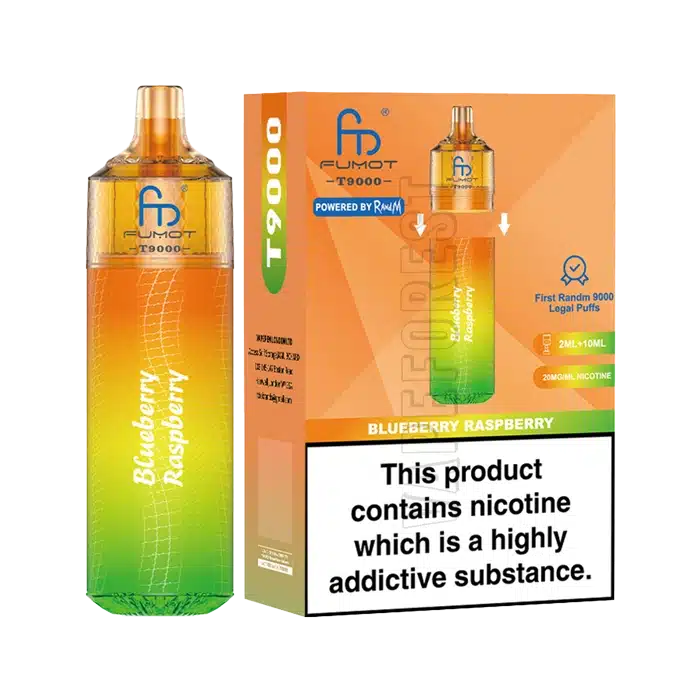 RandM Tornado T9000 2% - Blueberry Raspberry