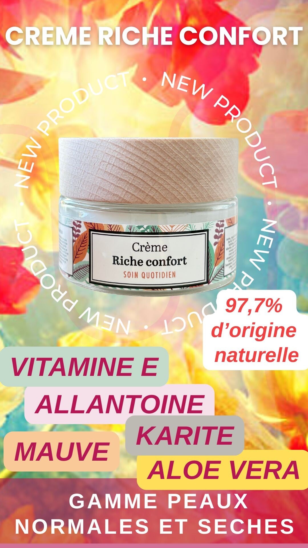 #2 CREME RICHE CONFORT- PROMO DE RENTREE 25€ au lieu de 32€
