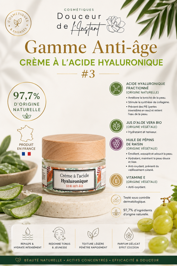 CREME A L'ACIDE HYALURONIQUE