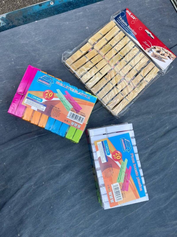 Set 20 mollette