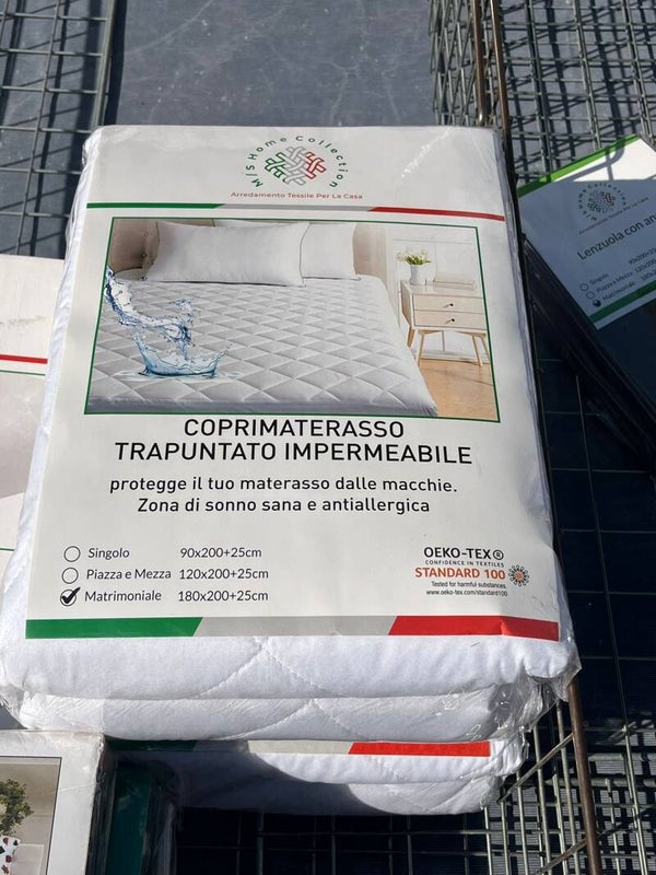 Coprimaterasso trapuntato impermeabile