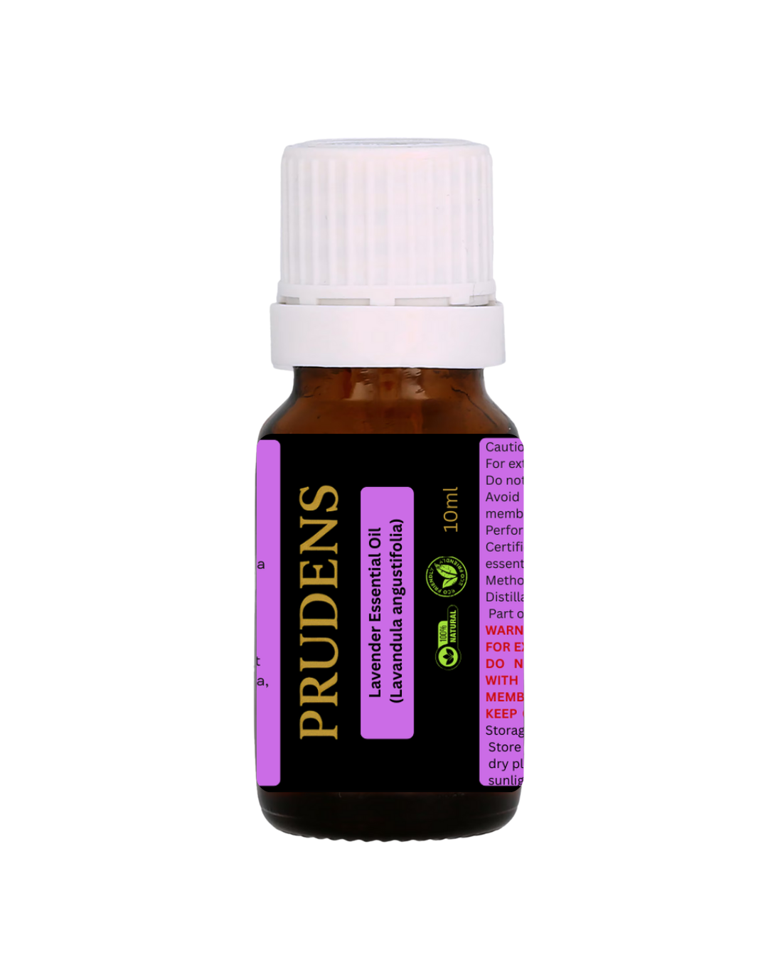 PRUDENS Lavender Essential Oil (Lavandula angustifolia) – 10ml