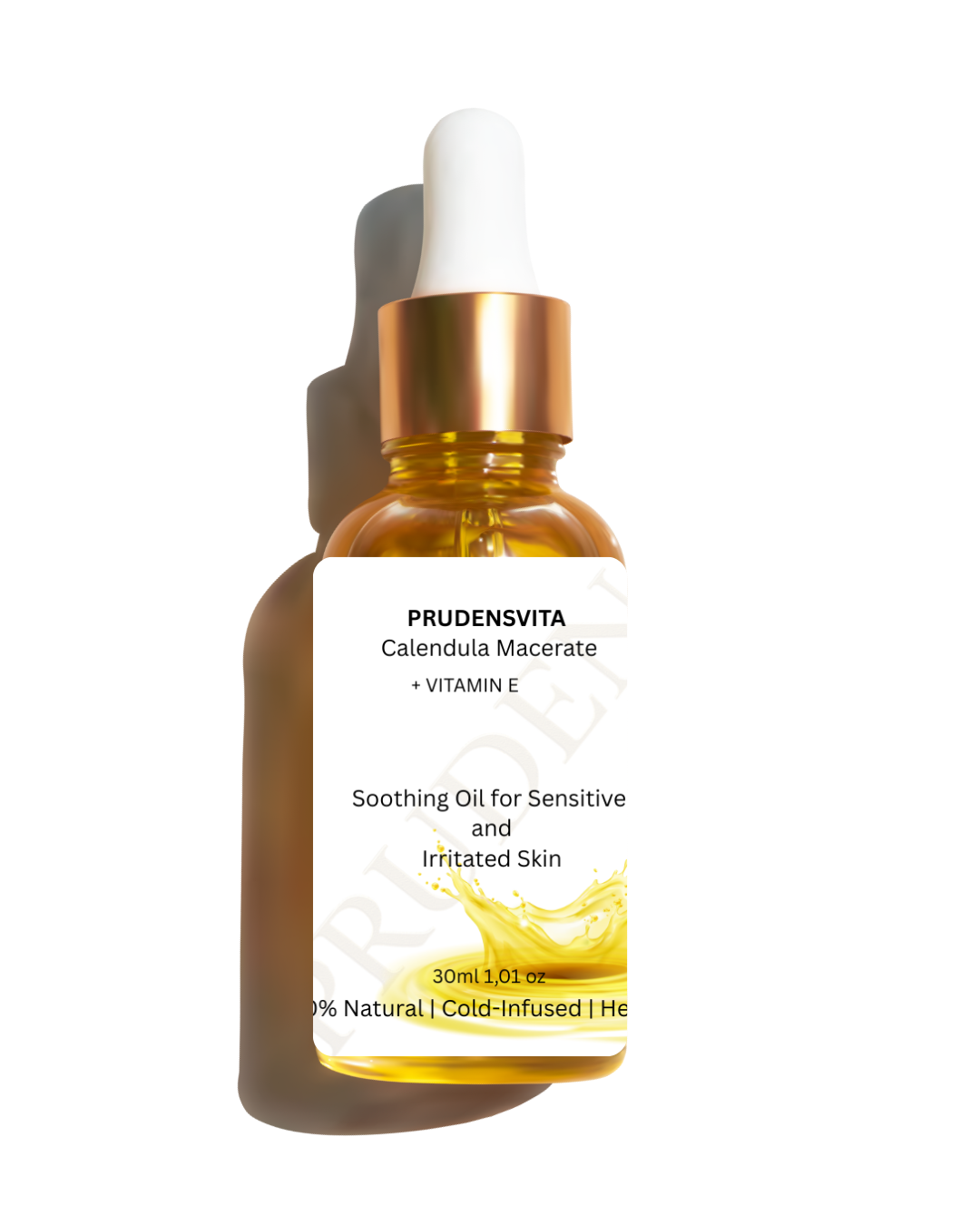 PRUDENSVITA Calendula Macerate Soothing Oil for Sensitive and Irritated Skin