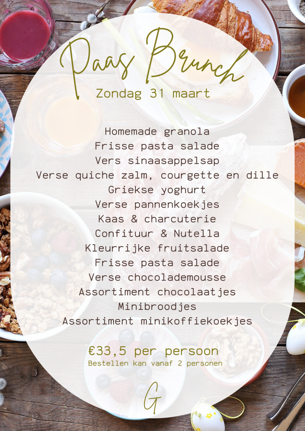 Paasbrunch - 31 maart 2014