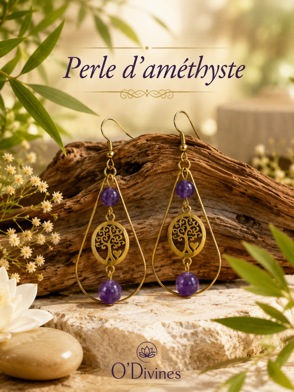 boucles d'oreilles en acier