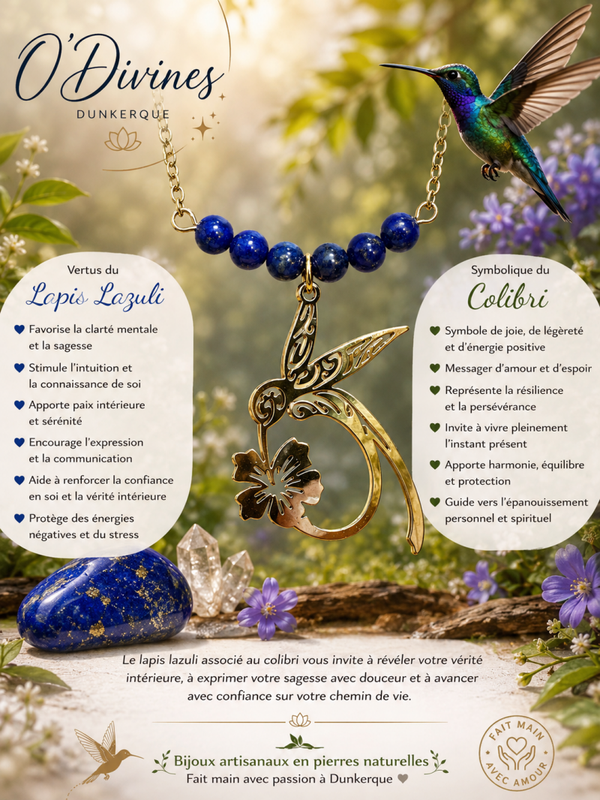 Collier en acide inoxydable