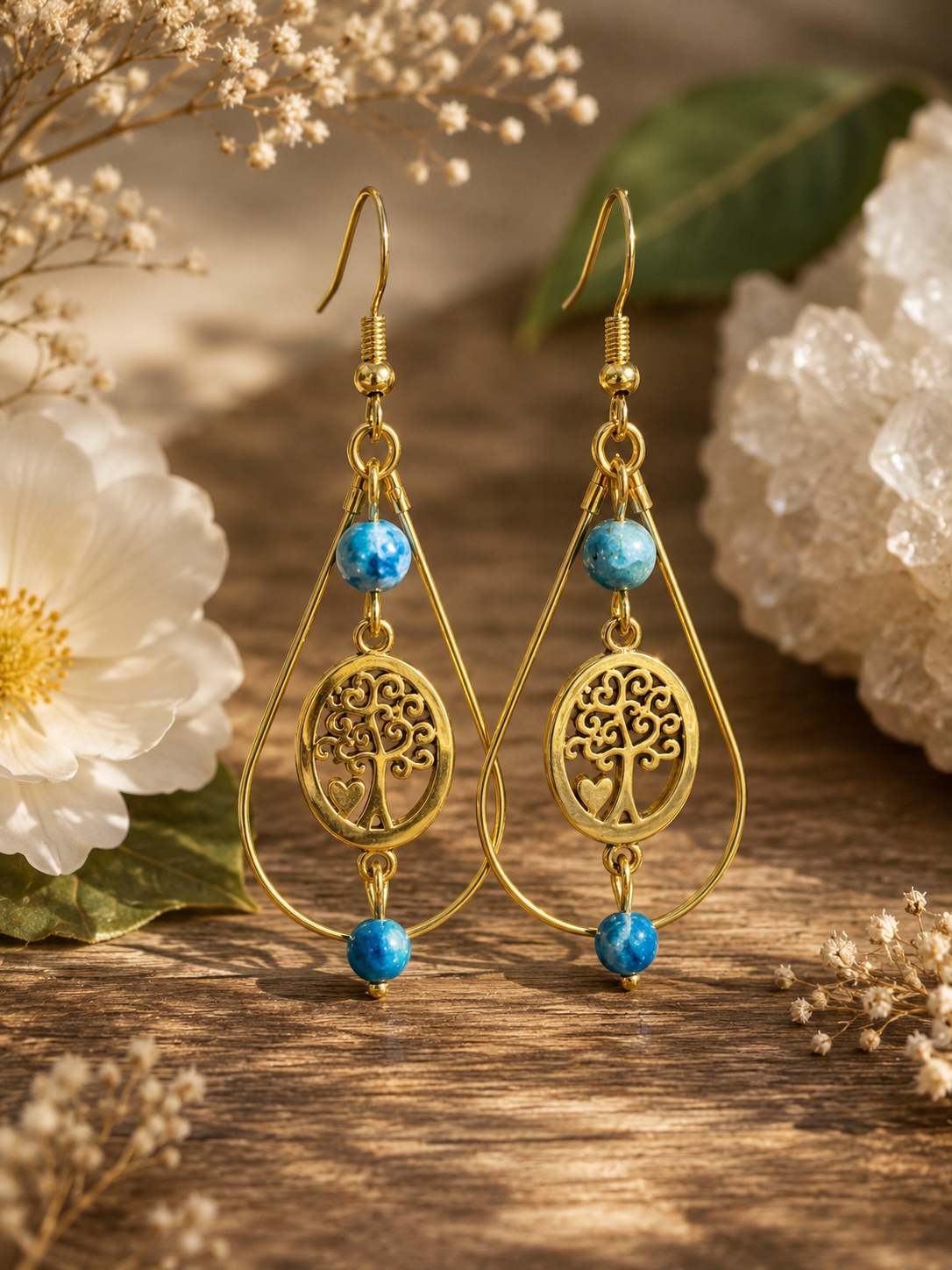 boucles d'oreilles en acier