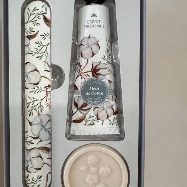 Coffret Esprit Provence, odeur Fleur de coton