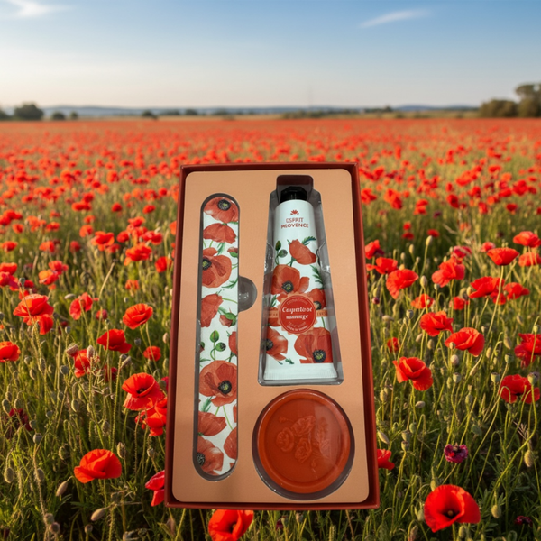 Coffret Esprit Provence, odeur Coquelicot sauvage