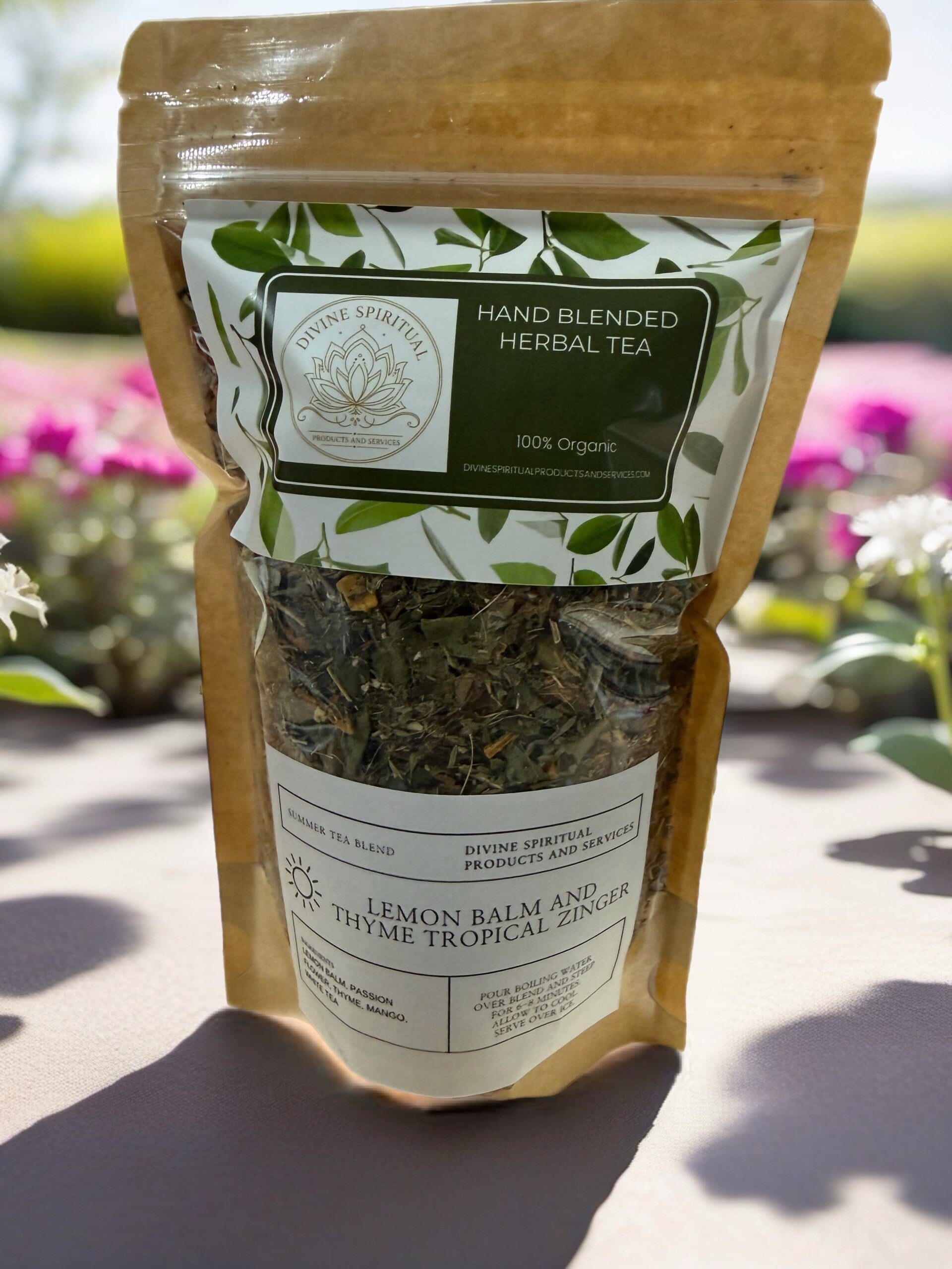 Lemon Balm And Thyme Tropical Zinger