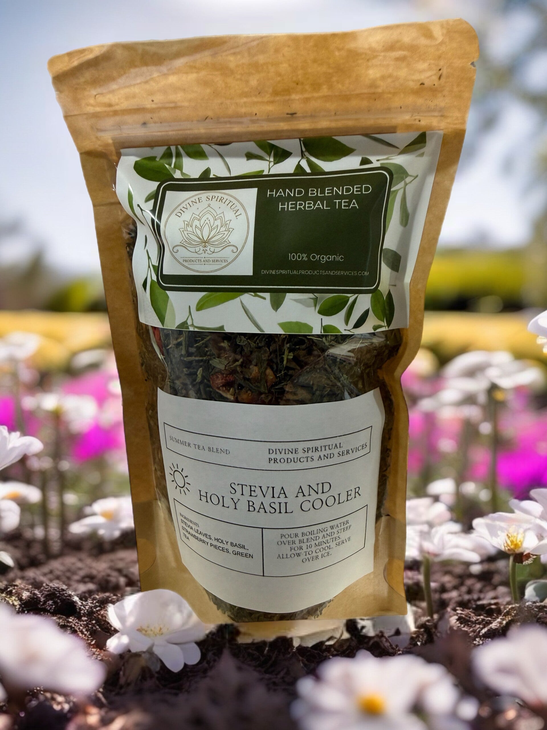 Stevia And Holy Basil Cooler